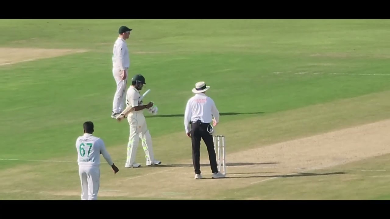 Live Cricket Test Match in Gaddafi Stadium ! Pak vs SA