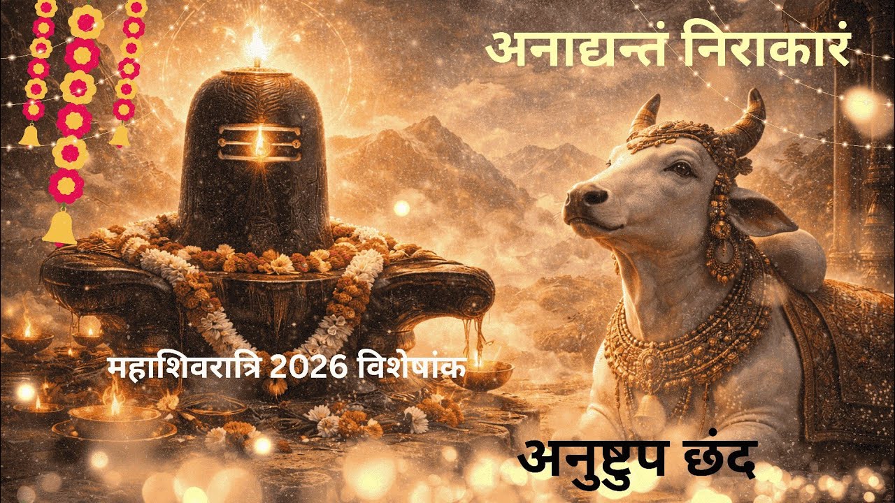 अनाद्यन्तं निराकारं | शिव शरणं मम | संस्कृत शिव स्तोत्र| Powerful Shiva Stotra. Anadyantam nirakaram