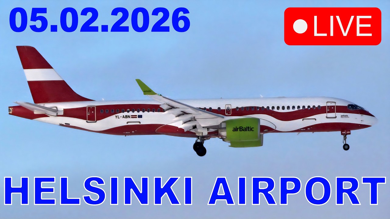 🔴 LIVE Helsinki Airport Plane Spotting (EFHK/HEL)