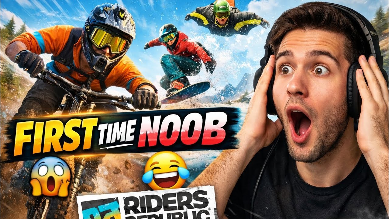 First Time Playing Riders Republic | Beginner vs Extreme Races#trending 