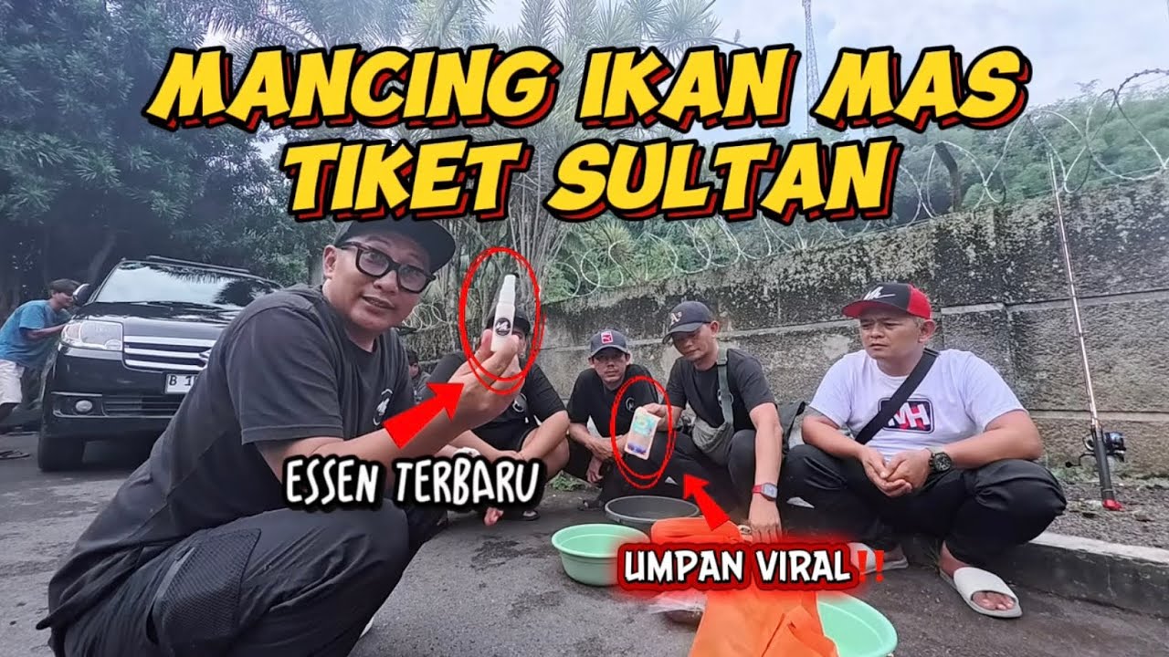 MANCING IKAN MAS DI TIKET SULTAN || PAKE UMPAN DAN ESSEN DANA PELAJAR‼️