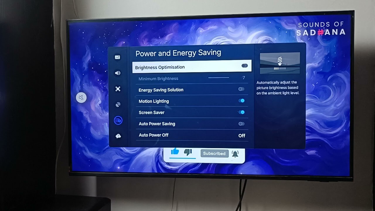 Как включить или выключить оптимизацию яркости на любом Samsung Smart TV | Полное руководство