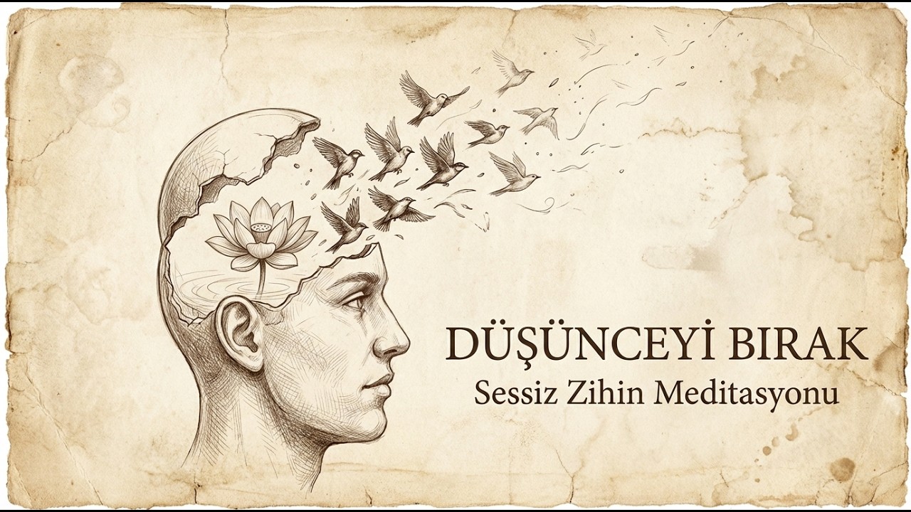 Sürekli Düşünmeyi Bırak :  Sessiz Bir Zihin İçin Yönlendirmeli Meditasyon Yolculuğu