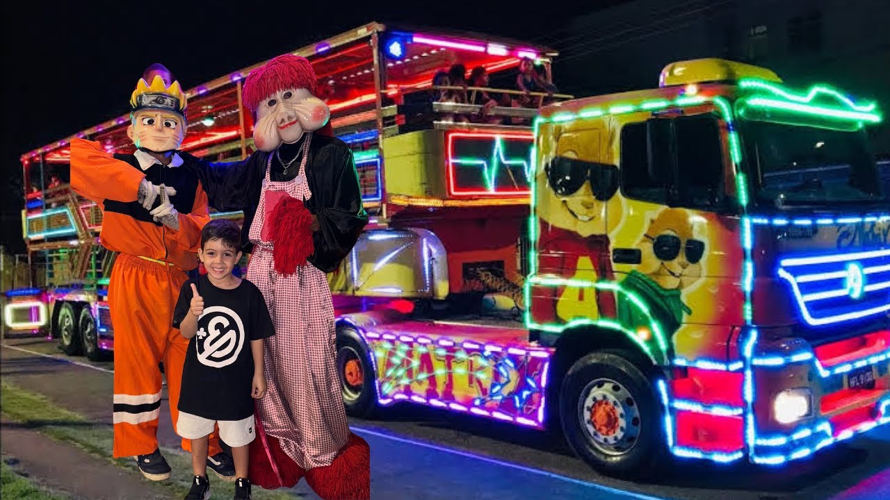 FOFÃO, NARUTO E TODOS OS PERSONAGENS NA CARRETA FURACÃO 🚀