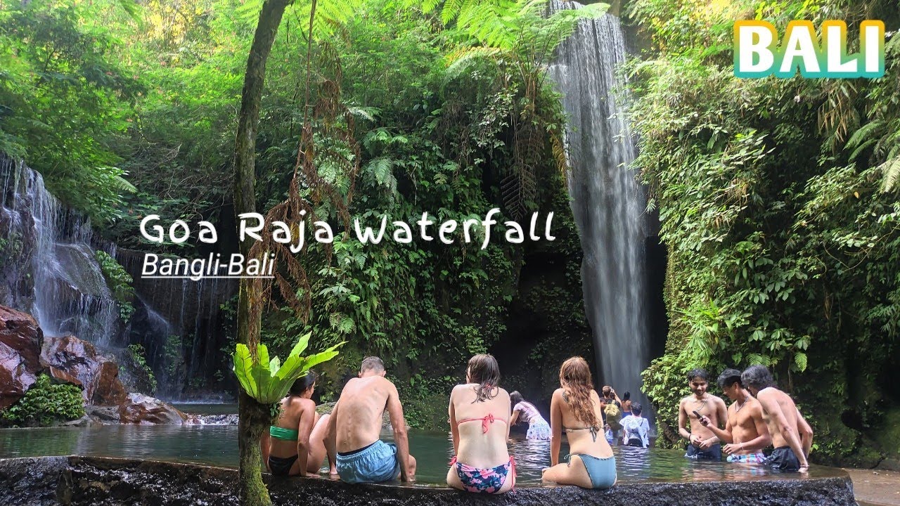 Goa Raja Waterfall Bali‼️Air terjun indah Dalam Goa