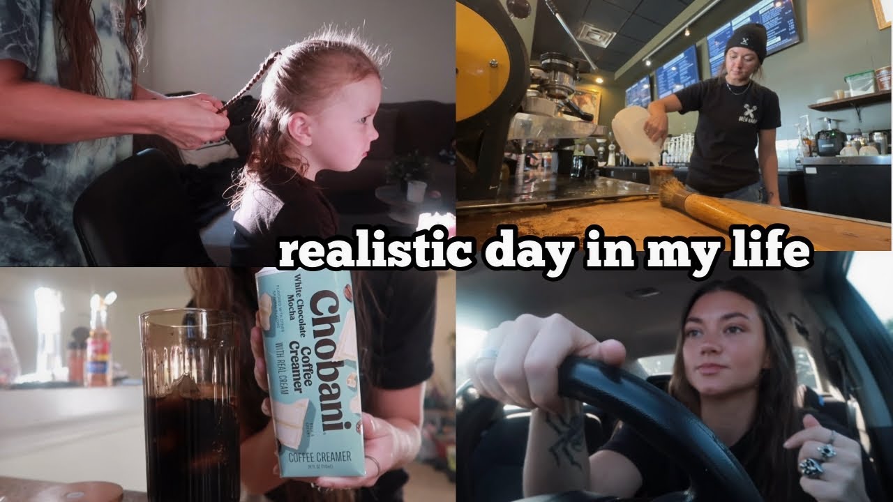 realistic day in my life single mom of two kids with full time job