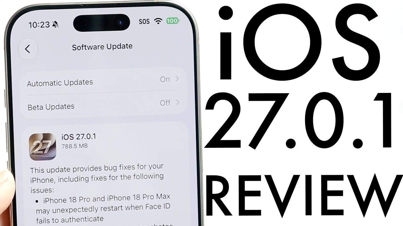 Обзор iOS 27.0.1! (Новые функции, изменения и многое другое)