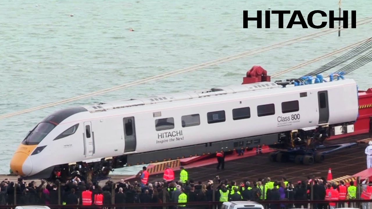 IEP車両 Class800 英国に到着 - 日立