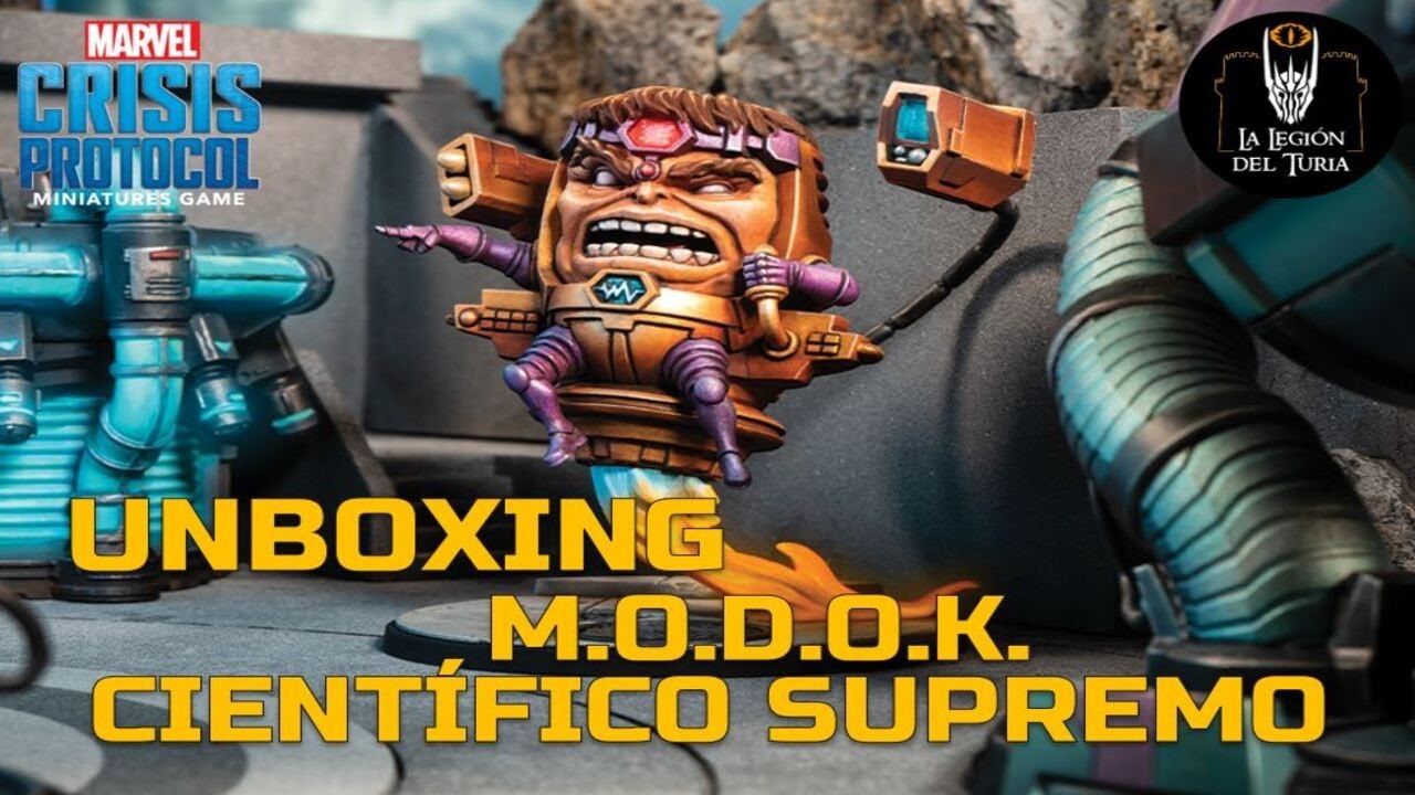 MARVEL Crisis Protocol: Unboxing: M.O.D.O.K. Científico supremo.