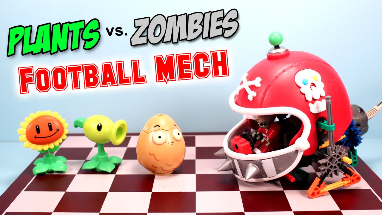Plants vs. Zombies K'nex Football Mech Building Set Review