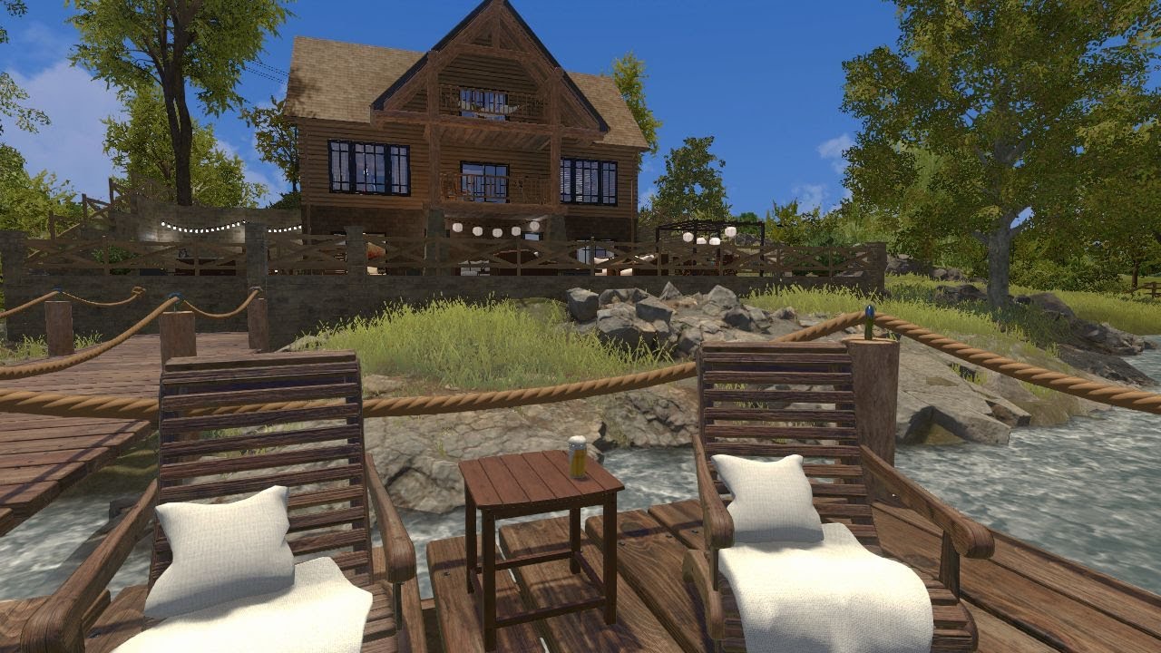 A Romantic Cabin on the Lake | House Flipper