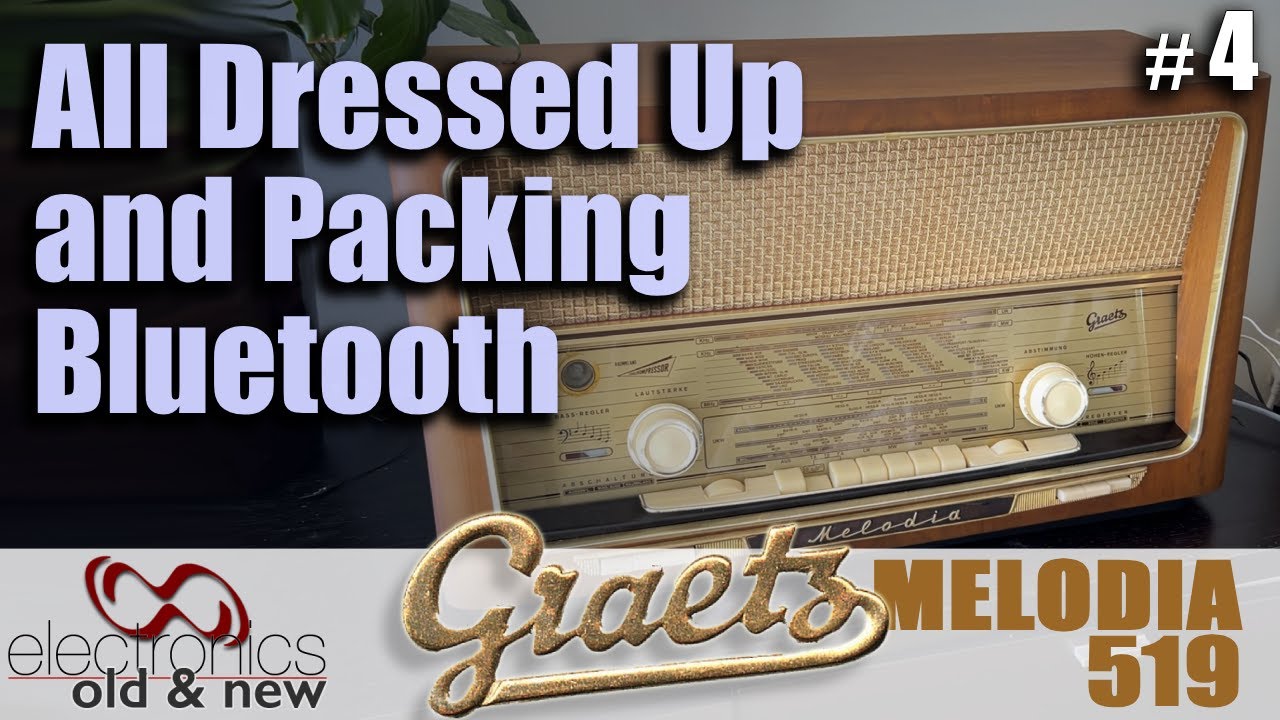 She's all done, and packing Bluetooth. Great Sound. Graetz Melodia 519 restoration pt.4 #pcbway#