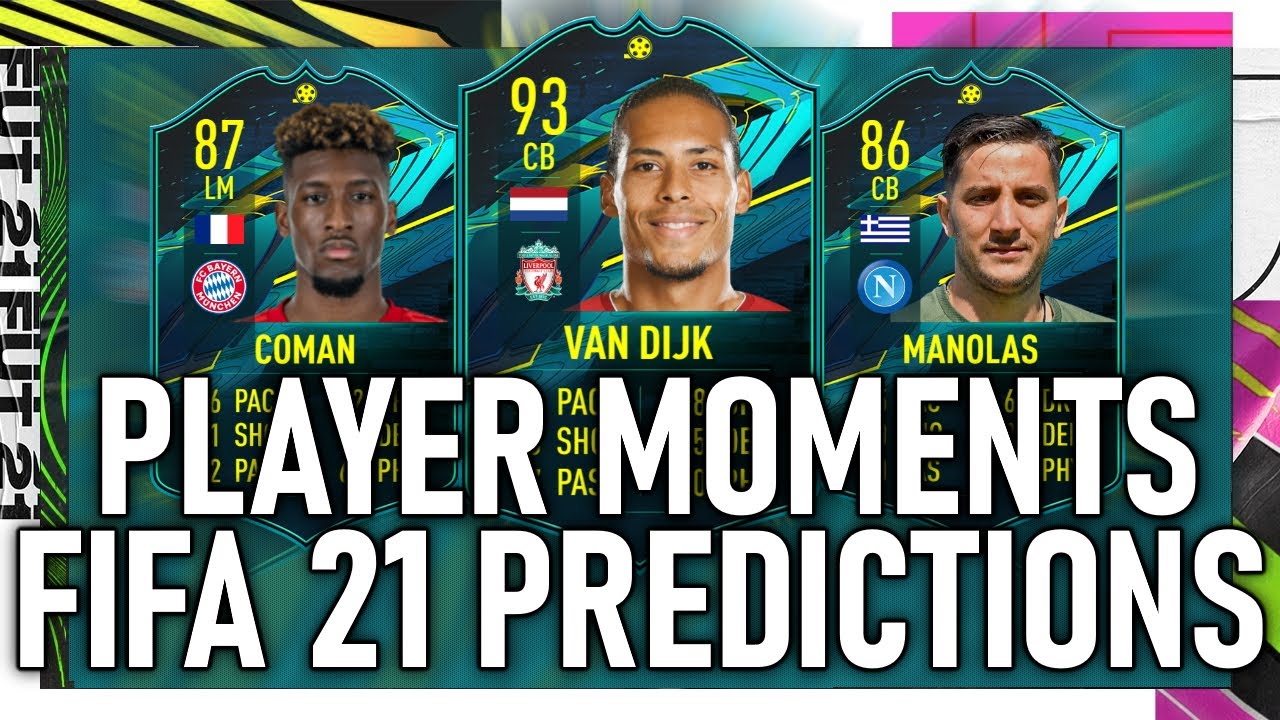 FIFA 21 PLAYER MOMENTS PREDICTIONS FT. VAN DIJK