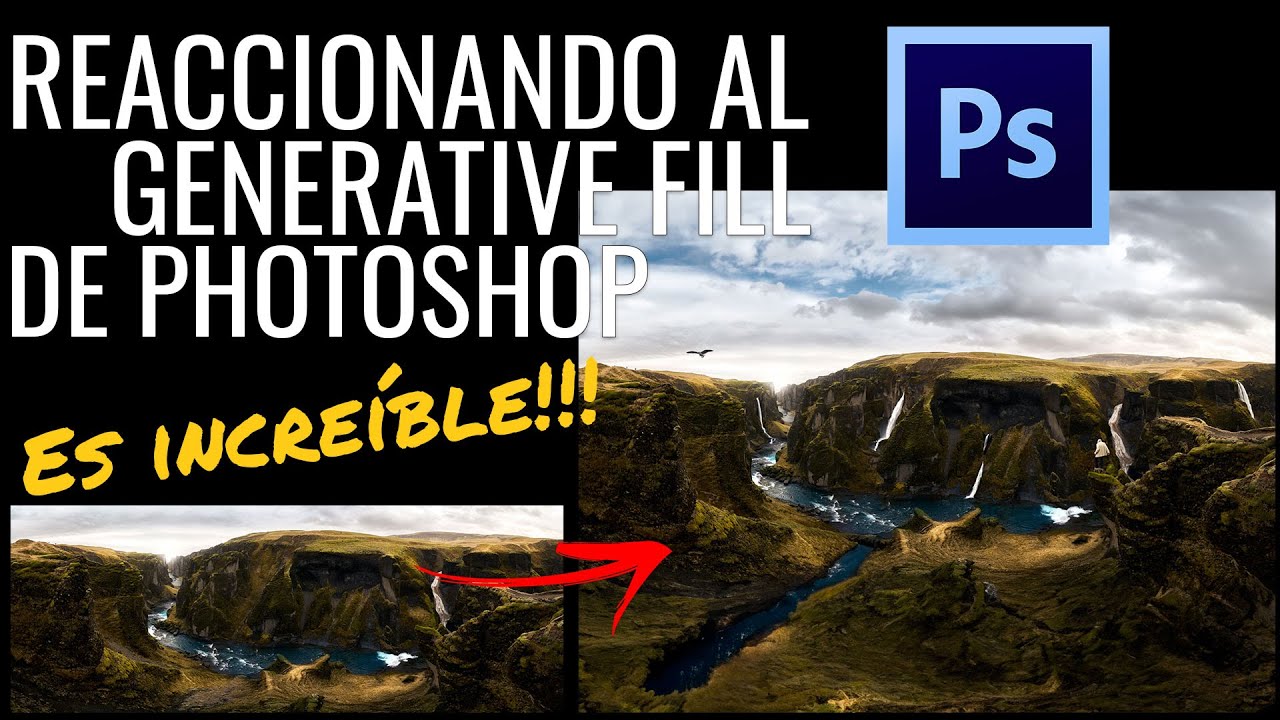 Reaccionando al GENERATIVE FILL de Photoshop: NO TE LO VAS A CREER!!!