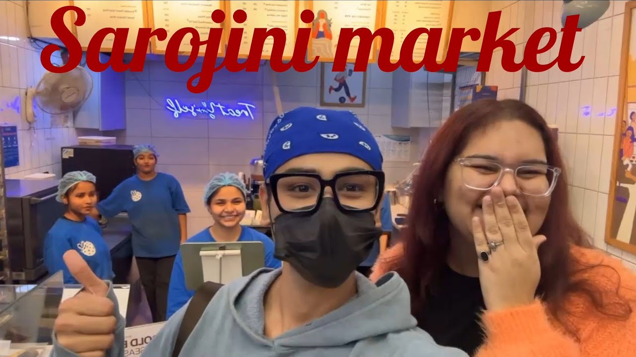 Bestie Day Out at Sarojini Market 💃🛍️ | Delhi Street Shopping Vlog #sarojininagar #delhi