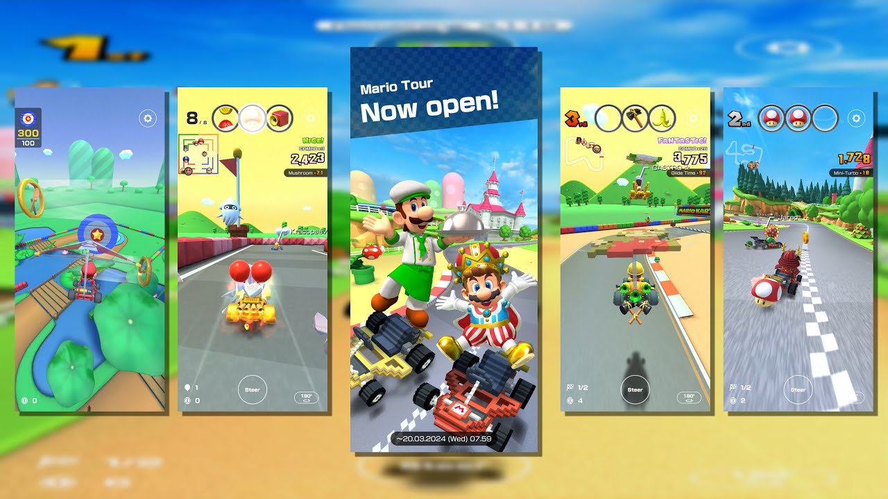Mario Kart Tour (Android, 2019): Mario Tour - Mario Cup gameplay