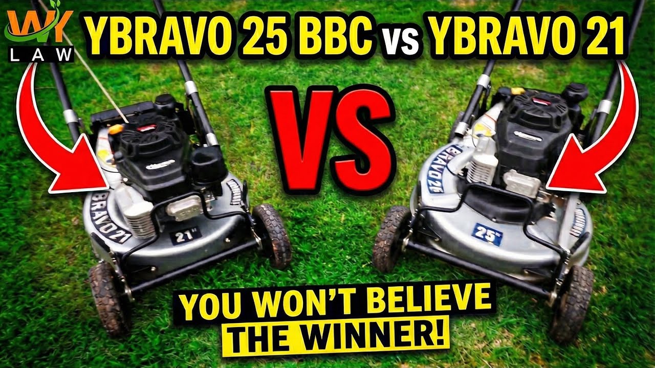 YBRAVO 25 & 21 REVIEW. Ybravo commercial lawn mowers