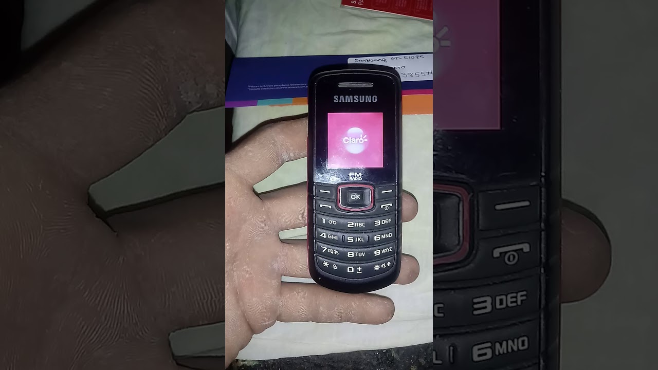 Desbloqueio samsung GT-E1085