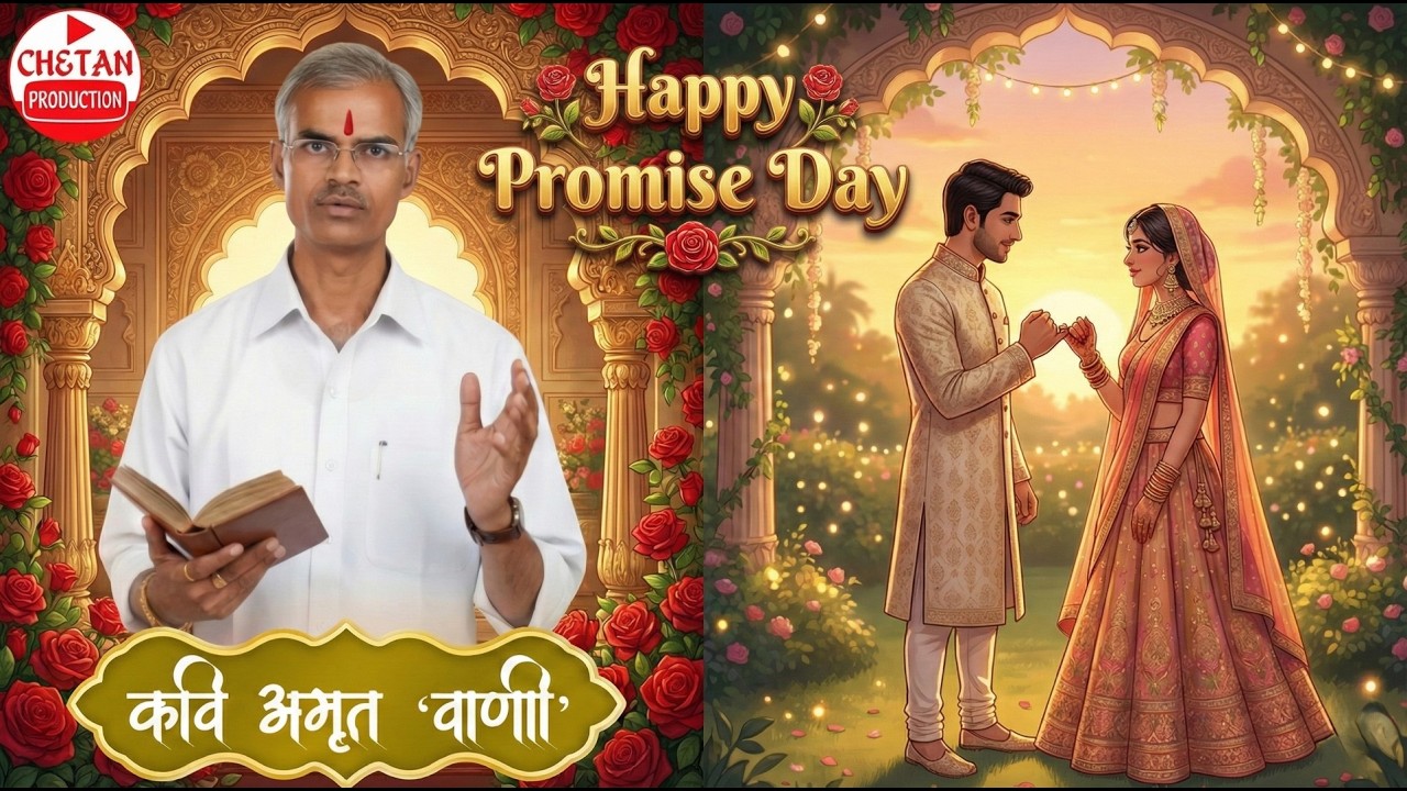 Promise Day Special Song | 11 February | कवि अमृत ‘वाणी’ | #PromiseDay #HindiRomanticPoem