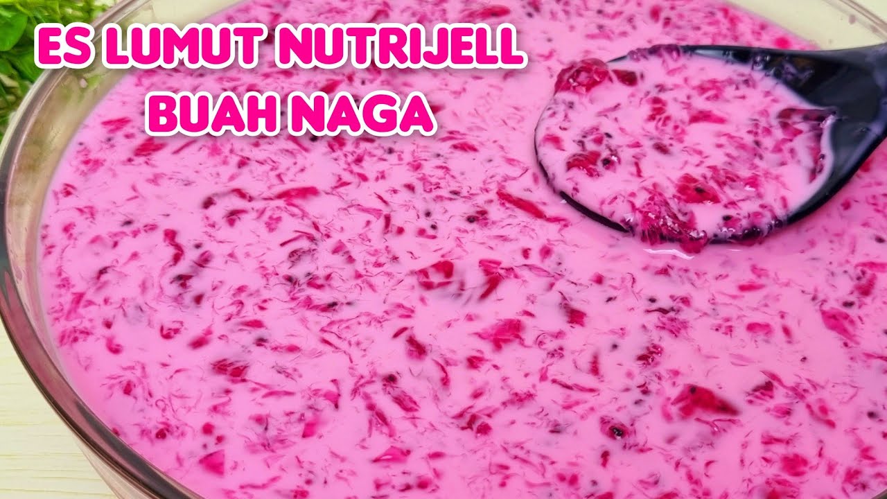 Es Lumut Buah Naga Warnanya Cantik Alami, Ide Jualan Minuman Modal Kecil