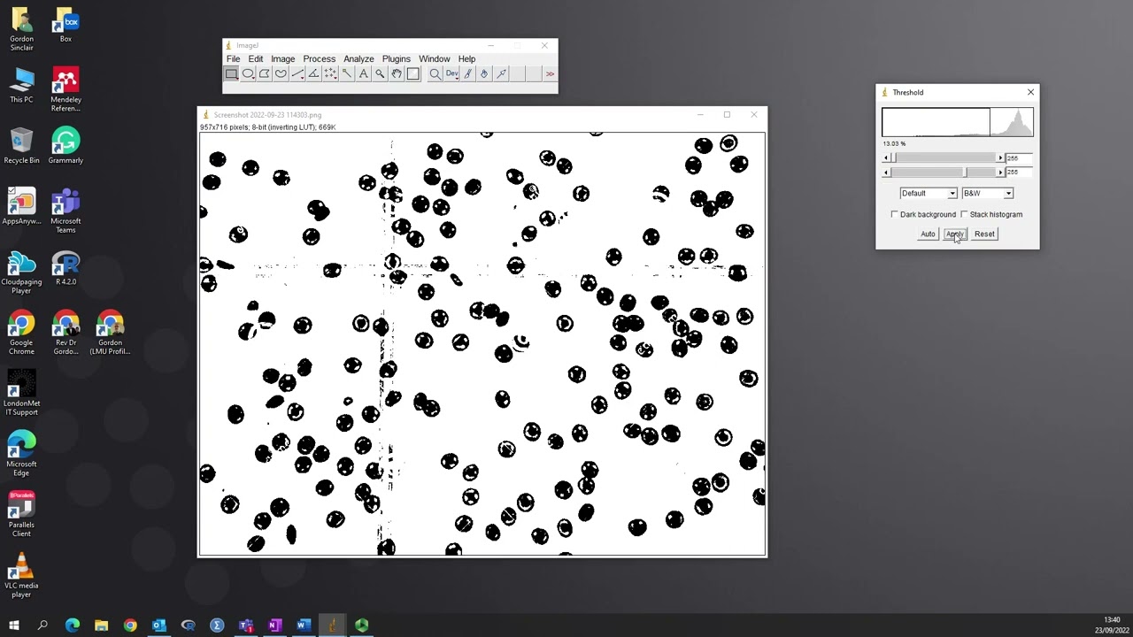 Using ImageJ for cell counting