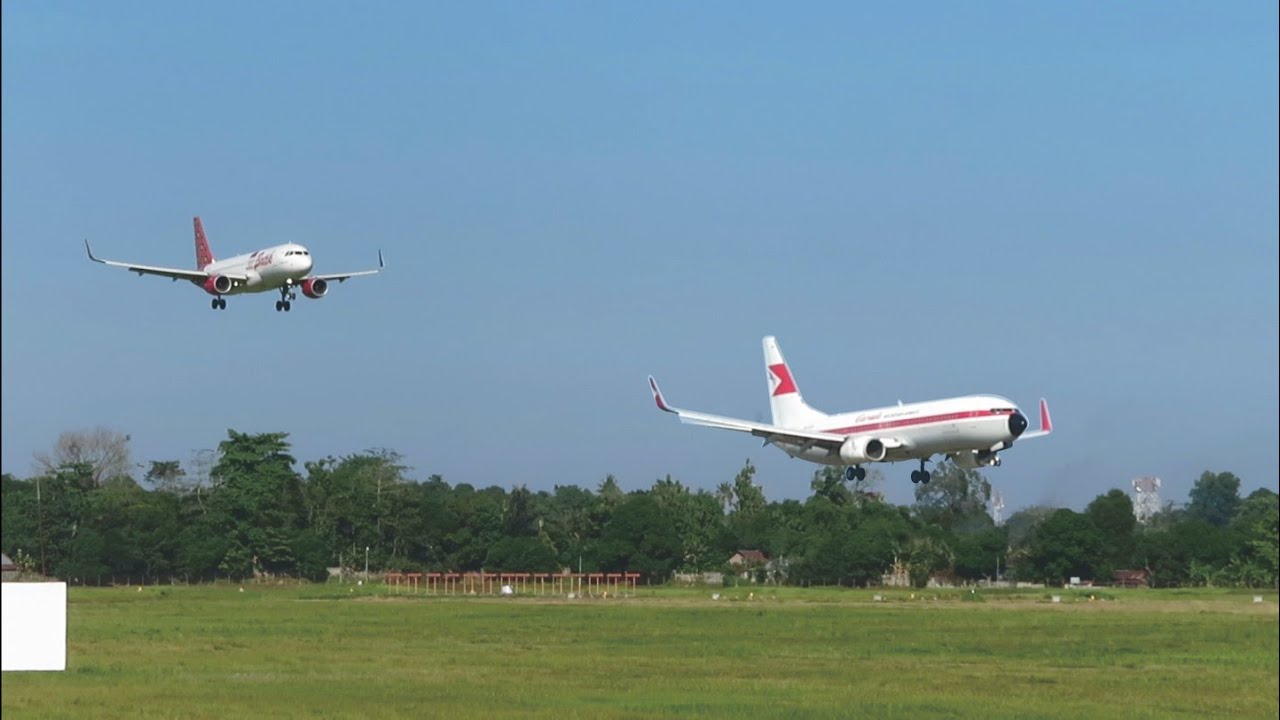 Nonton Pesawat Terbang Landing di Bandara Sultan Hasanuddin Makassar - Plane Spotting UPG Aiport