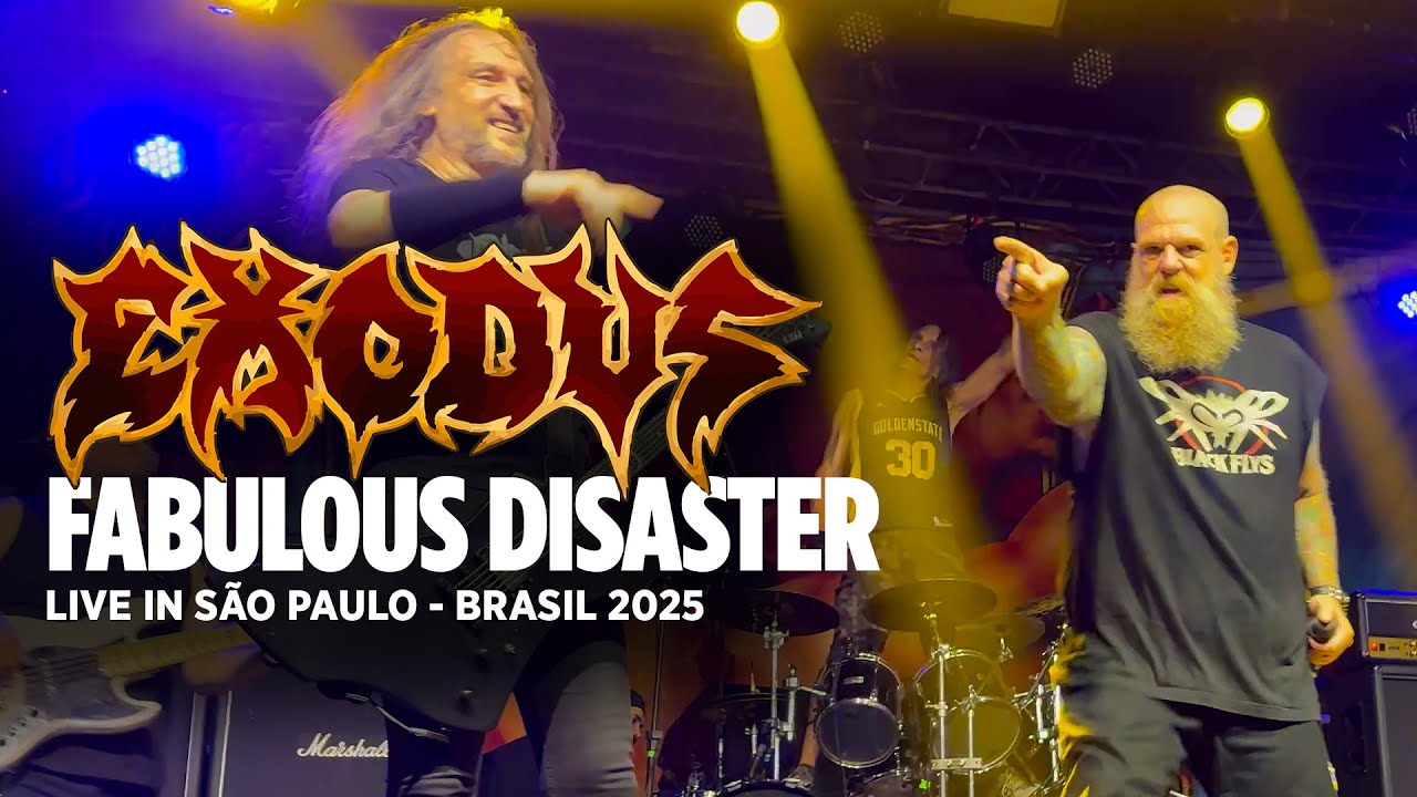 EXODUS | Fabulous Disaster | Live in São Paulo 2025 | 4K Video | #exodus #thrashmetal
