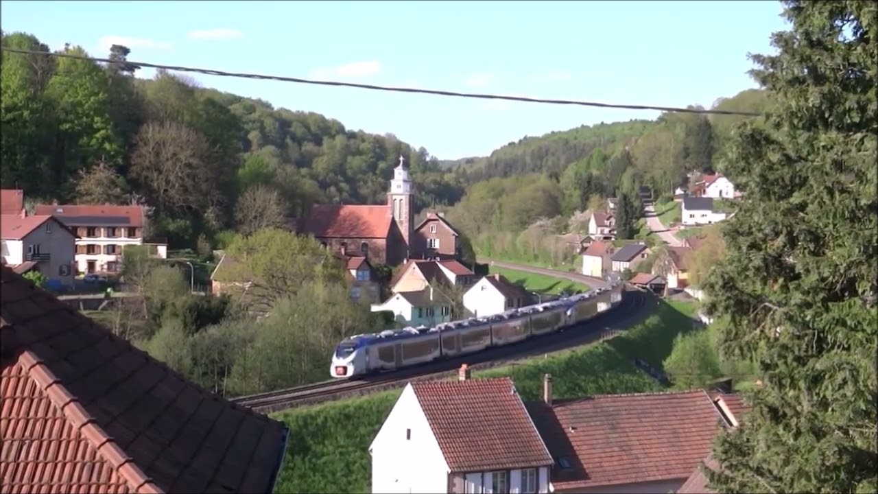 Des trains de Vendredi soir à Frohmuhl (HD)