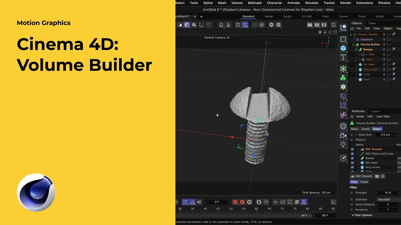 Cinema 4D: Volume Builder