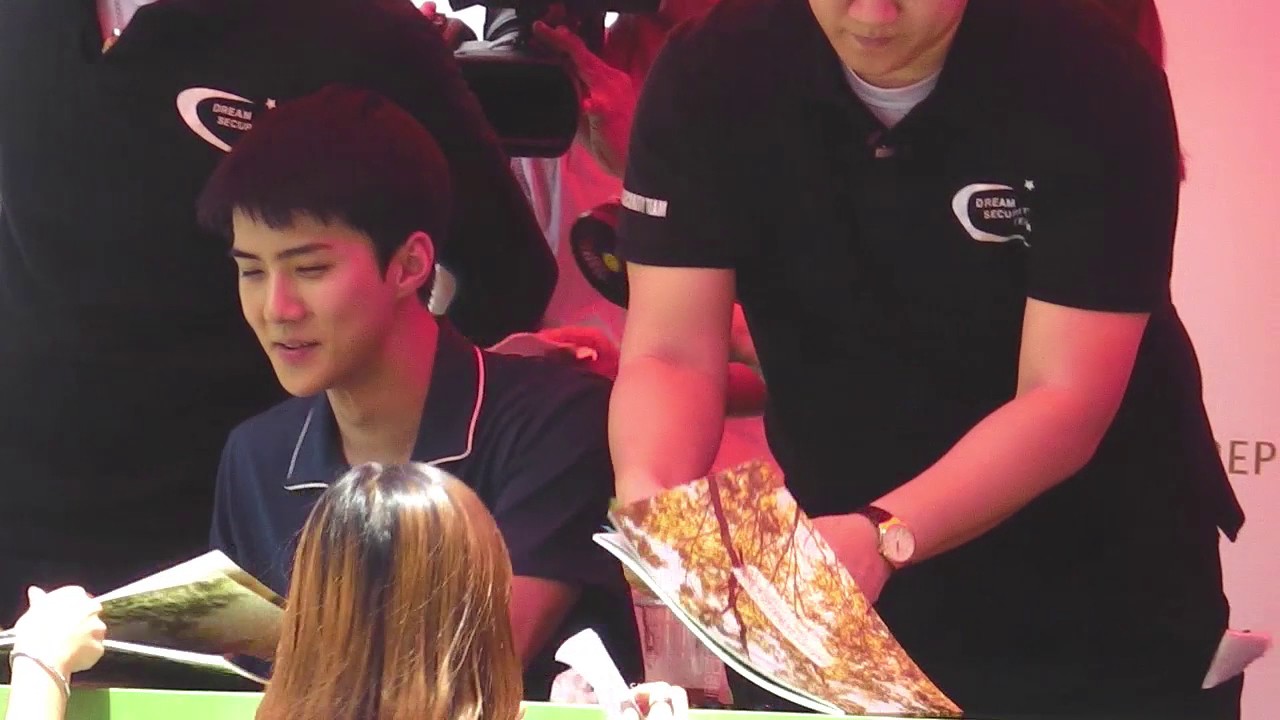 170506 SEHUN at Nature Republic Fan sign in Myanmar