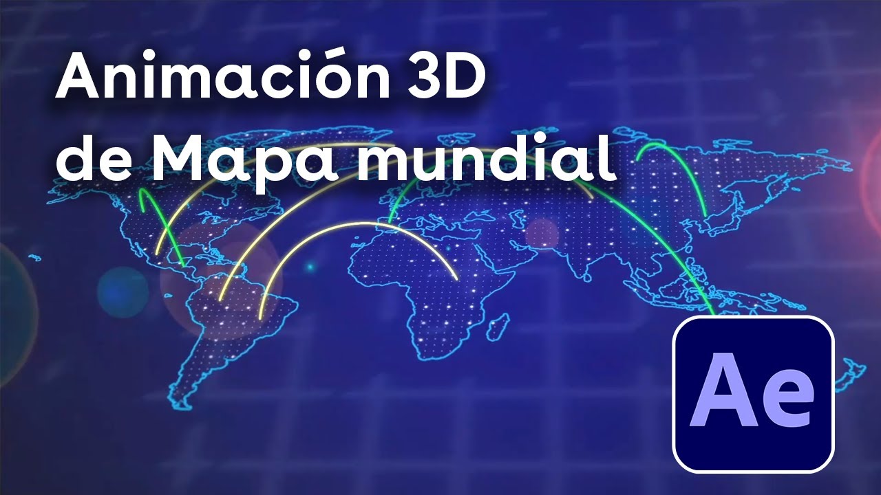 Mapa 3D Holograma | AFTER EFFECTS - Tutorial