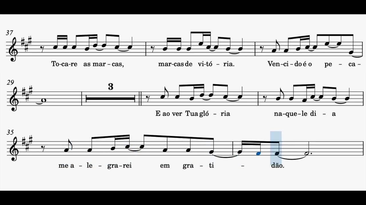 [Partitura] Ao Olhar Pra Cruz - Adoradores Novo Tempo (Sax Alto)
