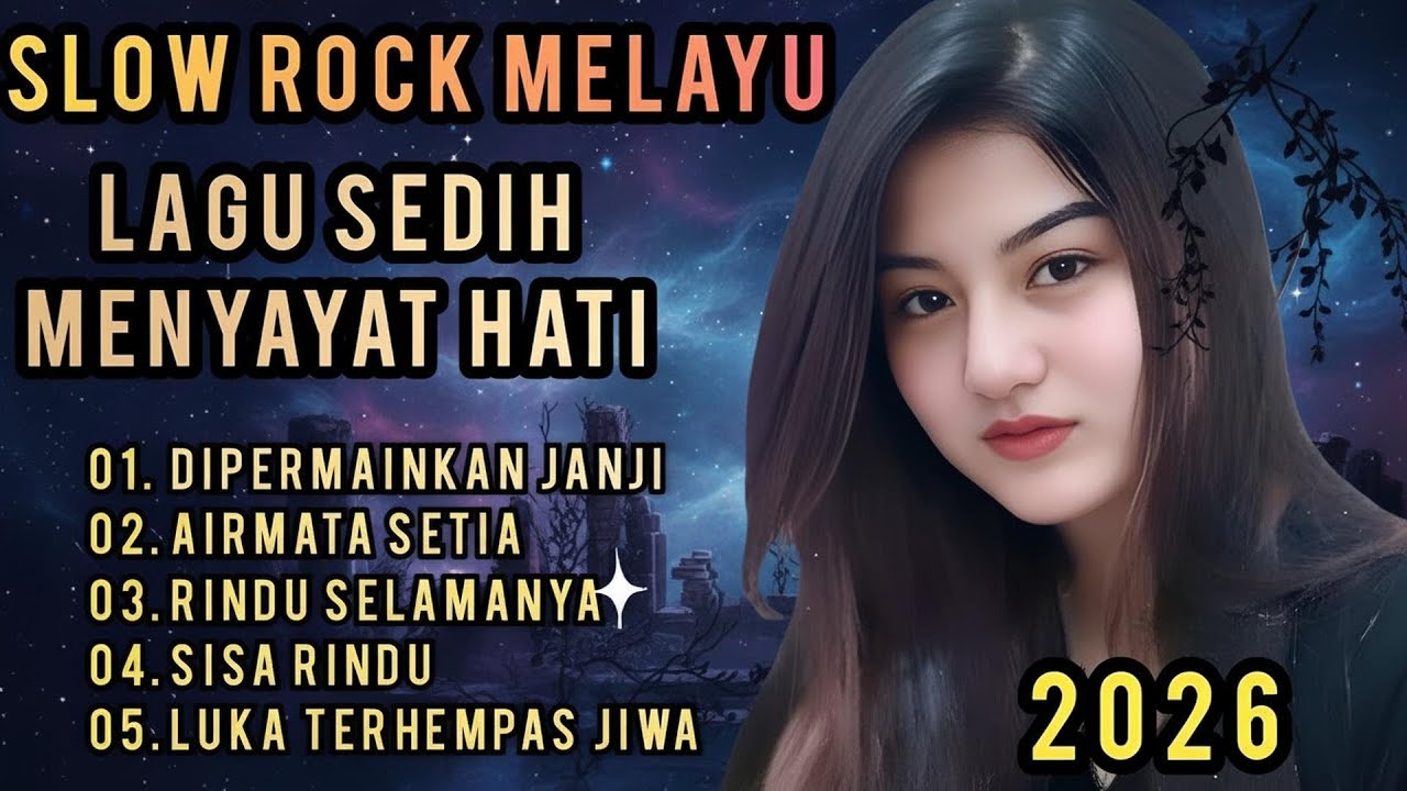LAGU SEDIH 💯 TERBARU BALLAD SLOW ROCK MELAYU TERSEDIH