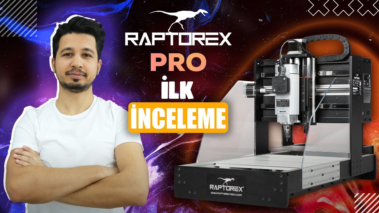 Endüstriyel Seviyede Güç ve Hassasiyet: Raptorex Pro Masaüstü CNC Freze ile Metal İşledim