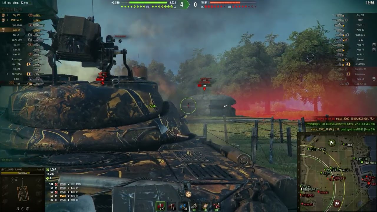 3 ТАНКА В ПАРАВОЗИКЕ РАЗНЕСЛИ ВРАГОВ! ЭПИЧНЫЙ РАШ В WoT 🚂💥🔥
