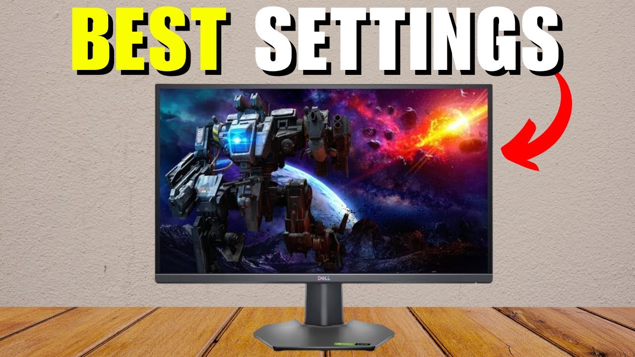 Dell g2724d Лучшие настройки