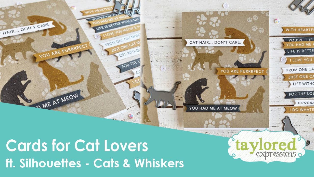 Cards for Cat Lovers | Taylored Expressions | Heather Nichols