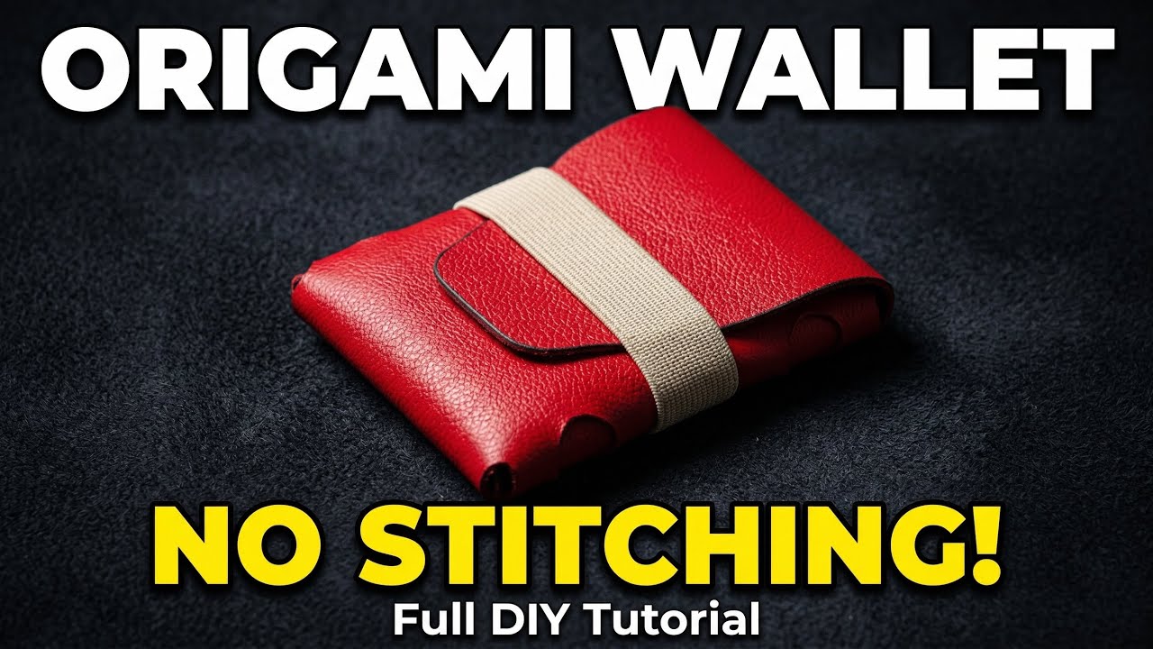EDC Minimalist Leather Wallet | Handmade Leathercraft