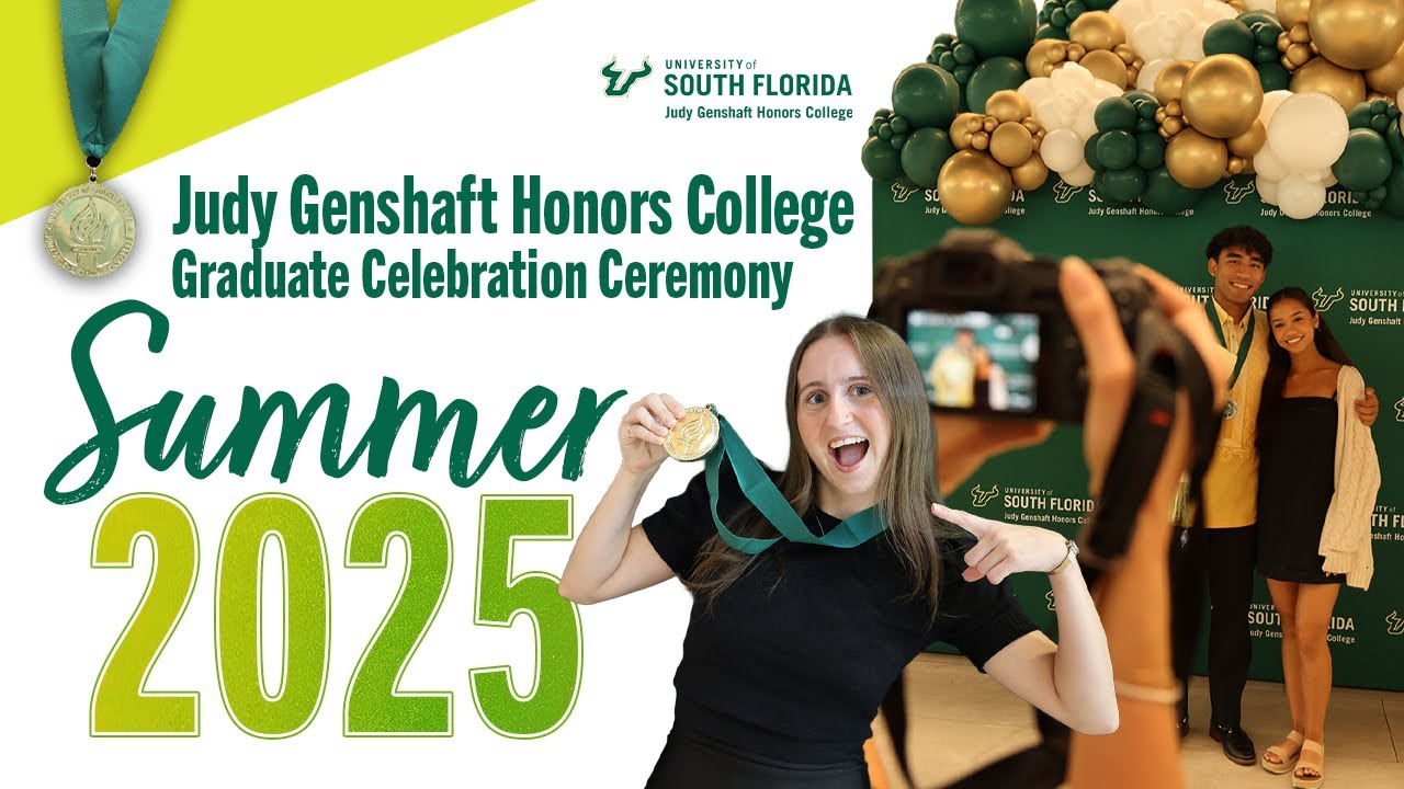 2 p.m. | USF Judy Genshaft Honors College Summer 2025 Graduation Celebration
