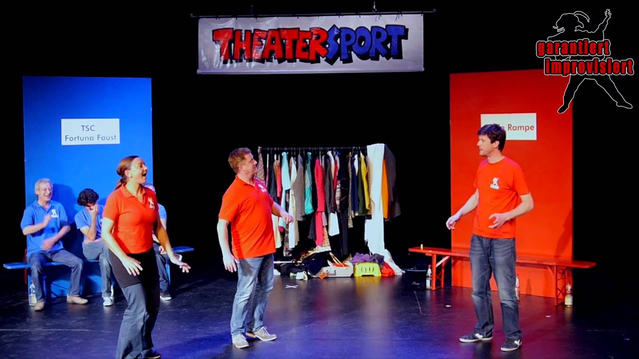 Theatersport   Auf dem Mond (Dialekt Szene)