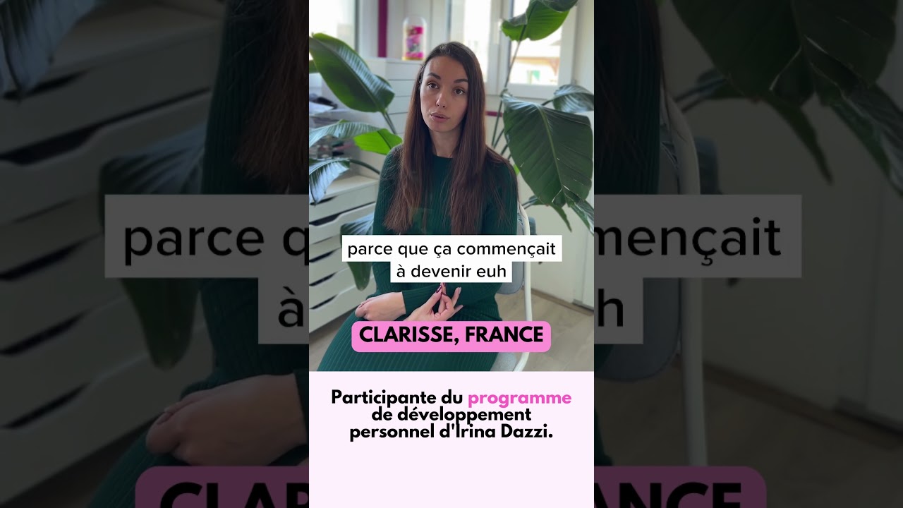 raining De D&eacute;veloppement Personnel Transformationnel Avec Irina Dazzi