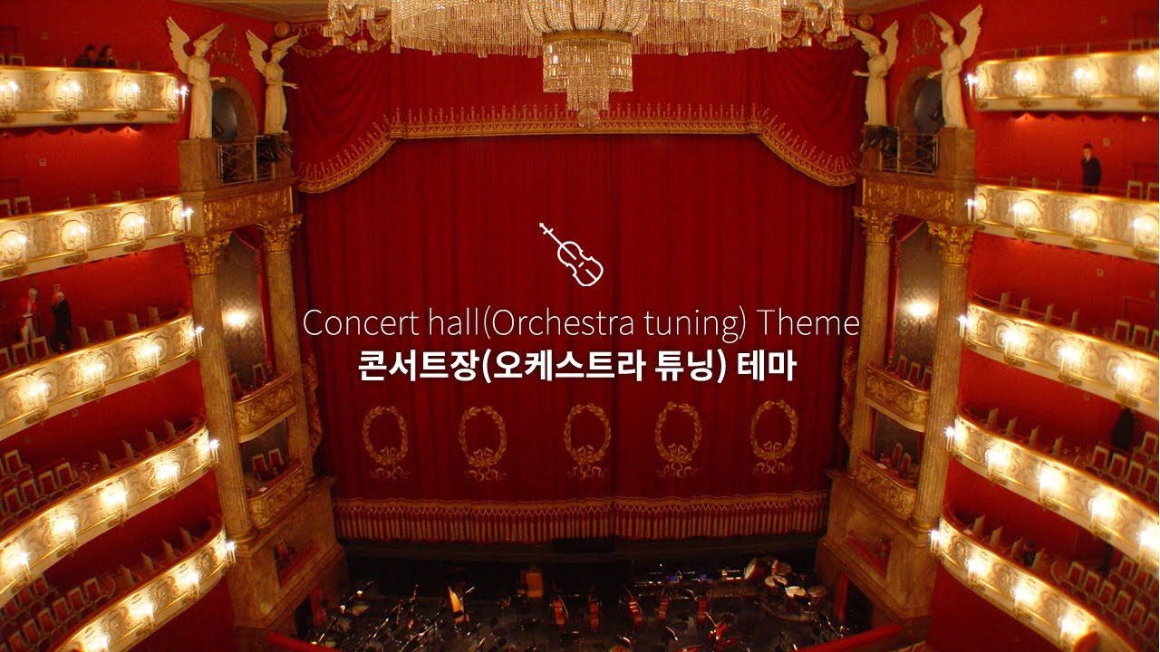🎧 Concert hall (Orchestra tuning) | instrument sound | relaxation | Ambience ASMR
