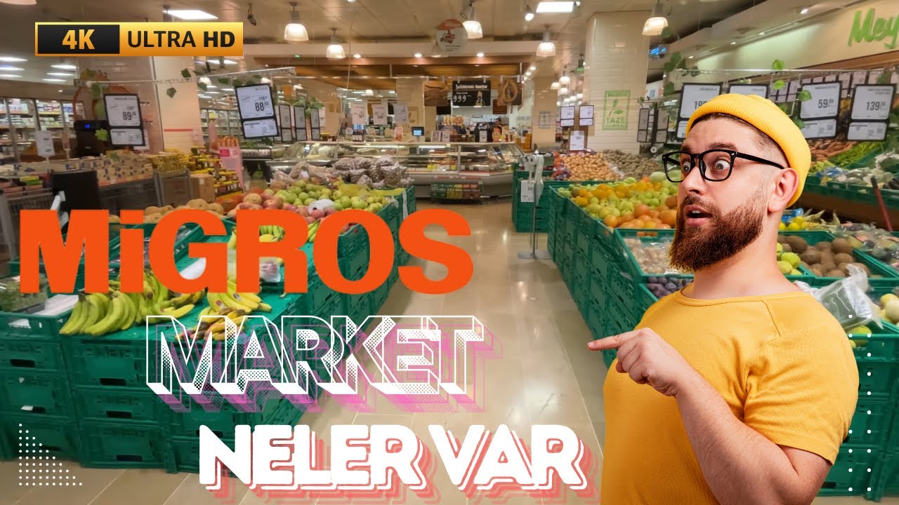 MİGROS MARKET VLOG TURU🇹🇷2025-SupermarketMigros || Shopping II Travel Guide #migros #market #vlog 
