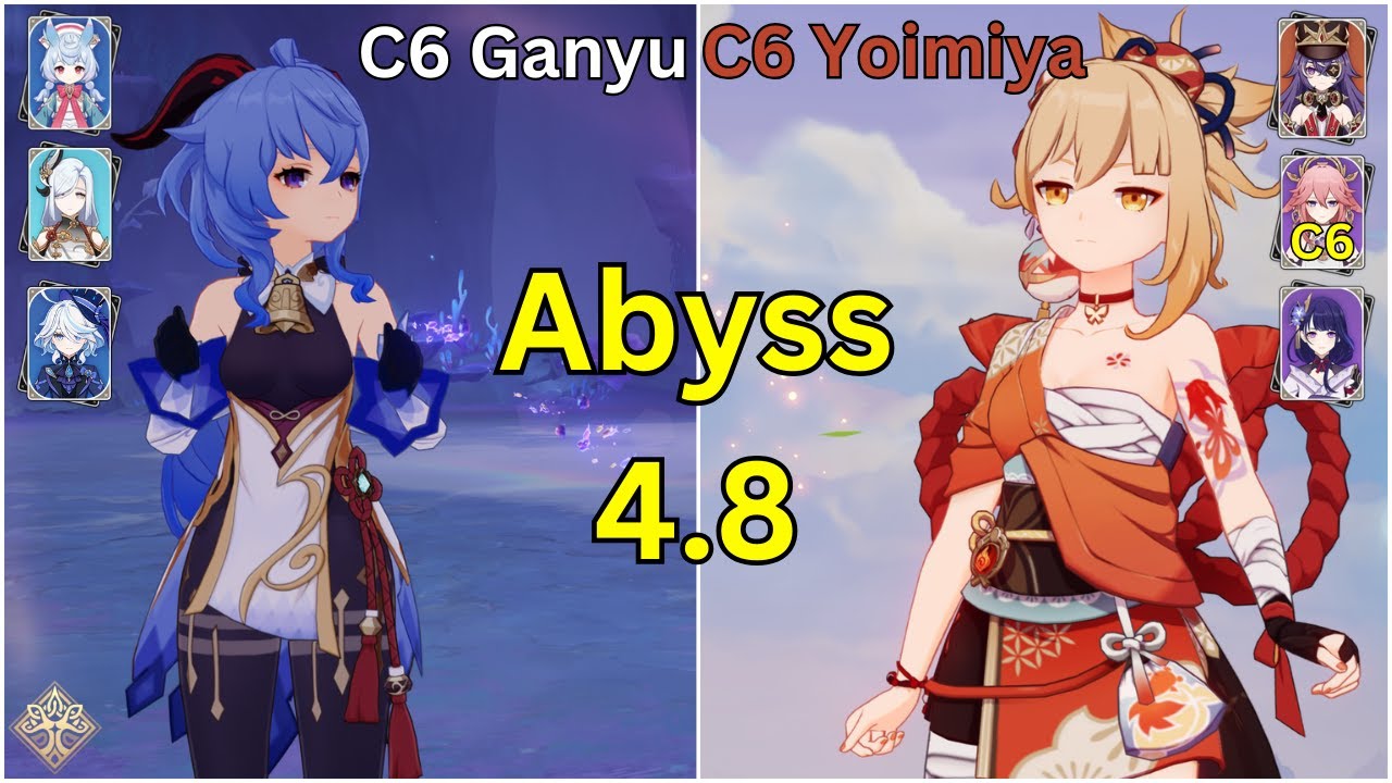 C6 Ganyu & C6 Yoimiya | Spiral Abyss 4.8 Floor 12 | Genshin Impact
