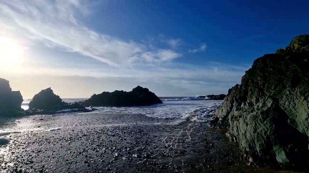 ##sky #clouds #beach #waves 