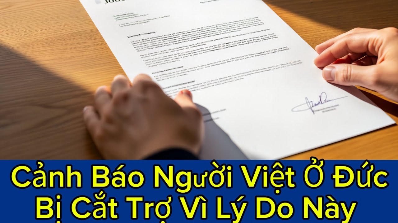 ⚠️ Nhiều người Việt ở Đức bị cắt trợ cấp vì lý do này?