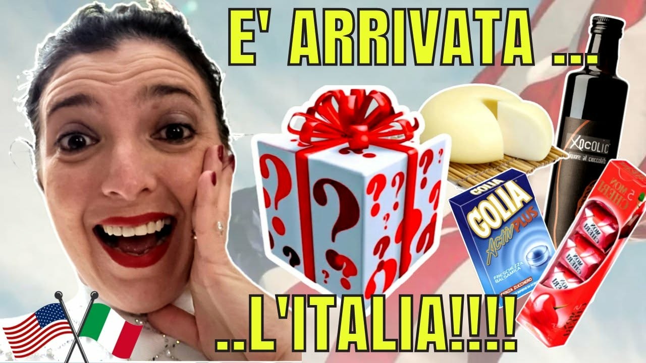 DALL'ITALIA😭🏡❤️! PACCO DESIDERI 🇮🇹📦 che NON TROVI negli USA