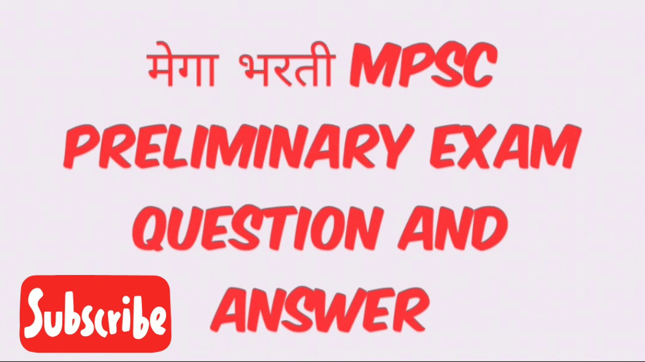 Mega Bharti and mpsc preparation questions and answers... mpsc preparation