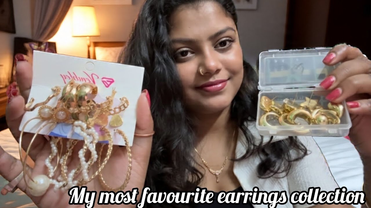 ASMR | My Most Favourite Earrings Collection | 🥺🫶
