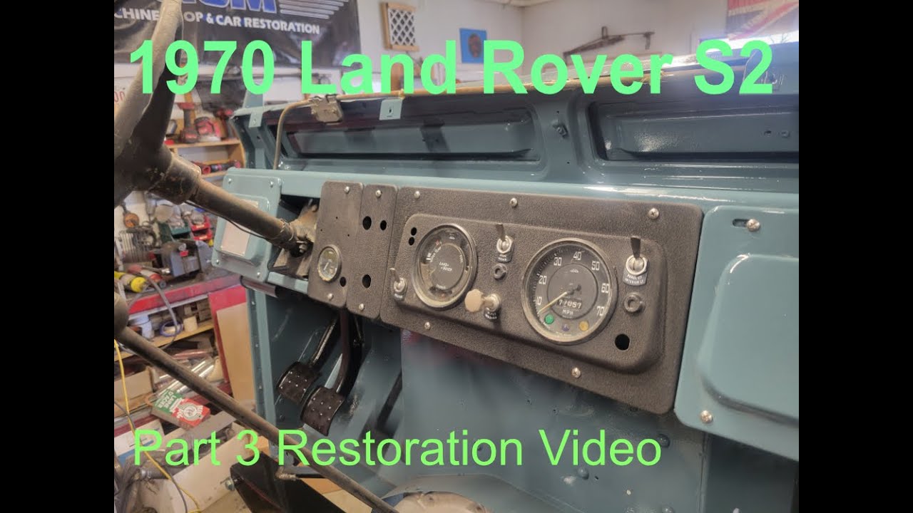 1970 Land Rover Series 2 Restoration progress. Welding in New front out rigger.